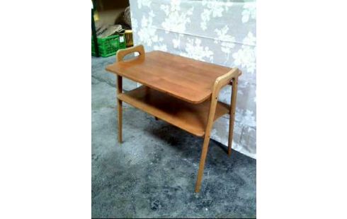 BEISTELLTISCH HOLZ 2-EB. VINT.