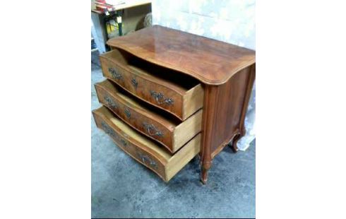 KOMMODE HOLZ GESCHW. 3-SCHUBL BAROCKSTIL