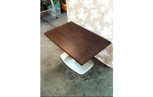 BEISTELLTISCH OBERFL. HOLZ METALLSTANDFUSS