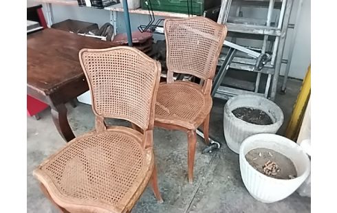 2 CHAISES STYLE LXV