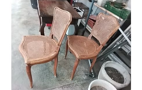 2 CHAISES STYLE LXV