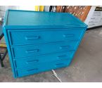 COMMODE ROTIN BLEU 4 TRS
