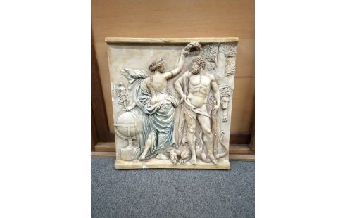 DECORATION BAS RELIEF PLÂTRE