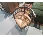 FAUTEUIL DE COIN BOIS ASSISE PAILLEE