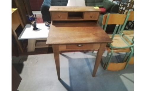 BUREAU EN CHENE 3T +REHAUSSE