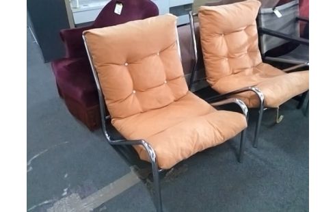 FAUTEUIL VINTAGE ORANGE
