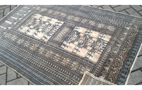 TAPIS NOUE MAIN BEIGE GRIS