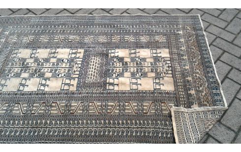 TAPIS NOUE MAIN BEIGE GRIS