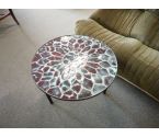 TABLE BASSE RONDE CARRLEE VINTAGE