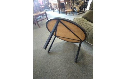 TABLE BASSE RONDE CARRLEE VINTAGE