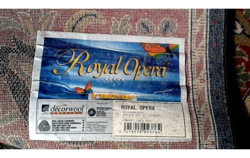 TAPIS ROYAL SAUMON BLEUE