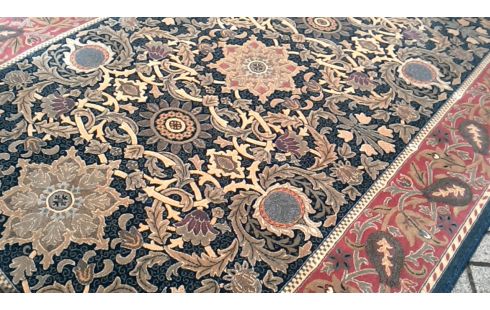 TAPIS ROYAL SAUMON BLEUE