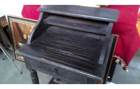 MEUBLE D'APPOINT NOIRE, , BOIS 1 TIROIR