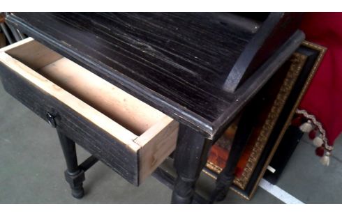 MEUBLE D'APPOINT NOIRE, , BOIS 1 TIROIR