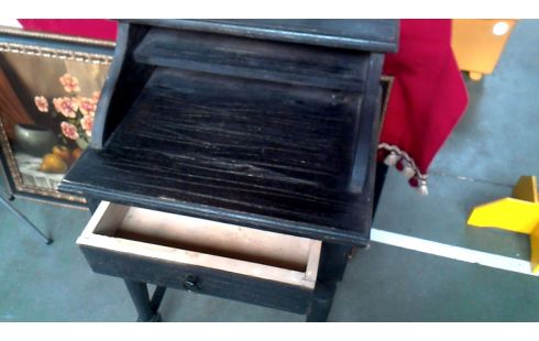 MEUBLE D'APPOINT NOIRE, , BOIS 1 TIROIR