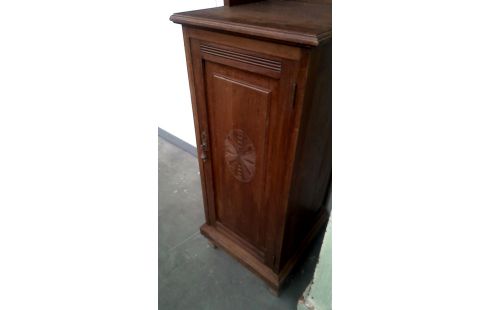 DRESSOIR ART DECO. BISAUTE GLACE 6 PORTES