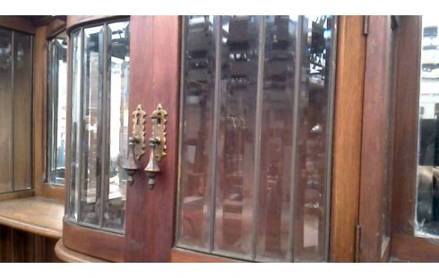 DRESSOIR ART DECO. BISAUTE GLACE 6 PORTES