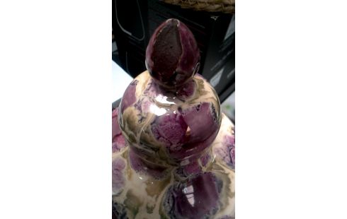 VASE COUVERT, , POLYCHROME