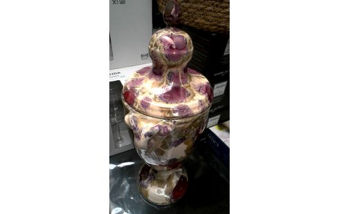 VASE COUVERT, , POLYCHROME