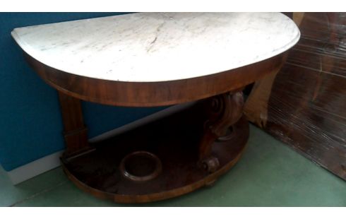 TABLE CONSOLE MARBRE