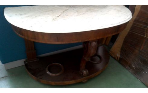 TABLE CONSOLE MARBRE