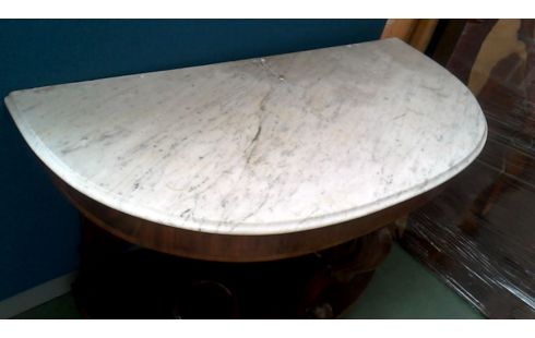 TABLE CONSOLE MARBRE