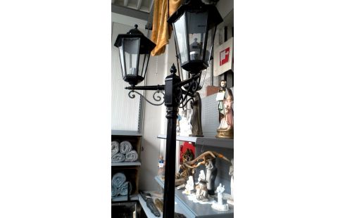LANTERNE DE JARDIN NOIR METAL