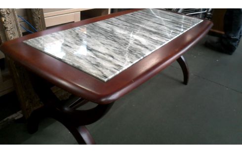 TABLE DE SALON VINTAGE MARBRE