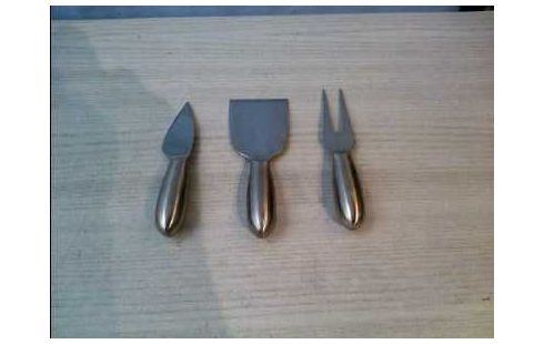 KÄSEMESSER 3TLG EDELSTAHL