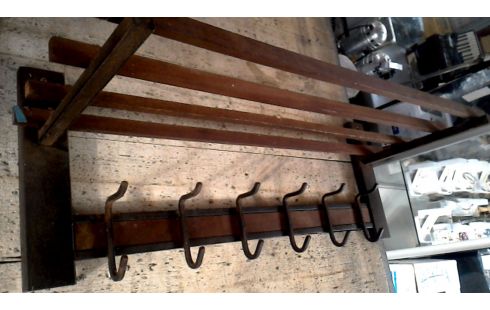 PORTE MANTEAU FER, , BOIS