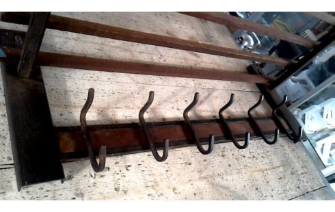 PORTE MANTEAU FER, , BOIS