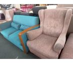 FAUTEUIL POLTRONESOFA TISSU DEHOUSSABLE