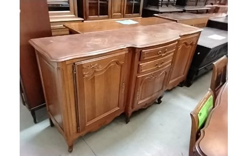 BUFFET BAS 3 PORTES / 2 TIROIRS + CLÉ