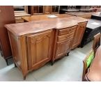 BUFFET BAS 3 PORTES / 2 TIROIRS + CLÉ