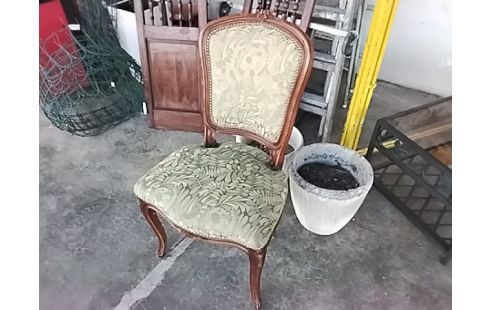 CHAISE BOIS ET TISSUS