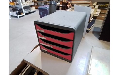 CLASSEUR PM BUREAU TIROIRS ROSE