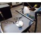 LAMPE RETRO METAL BLANC