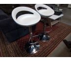 TABOURET DE BAR ASSISE BLANCHE