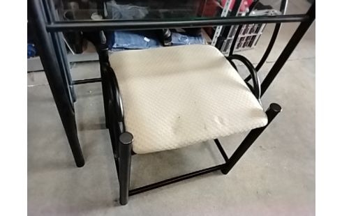 COIFFEUSE AVEC TABOURET STYLE FER FORGÉ