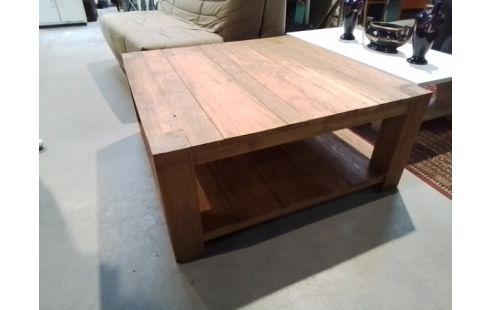 TABLE BASSE GM CARRÉE BOIS