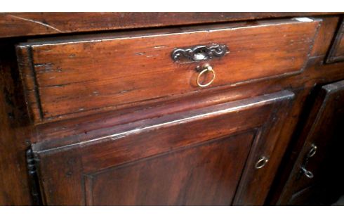 DRESSOIR ANTIQUE 2 CORPS 2 PORTES / 2 TIROIRS