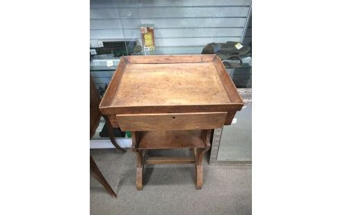 TABLE D'APPOINT NOYER 1 TIROIR