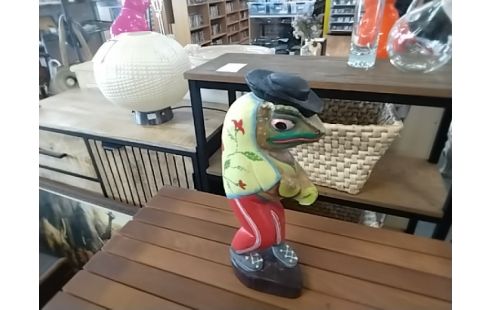 DECORATION GRENOUILLE BOIS