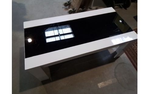 TABLE BASSE BLANC ET NOIR