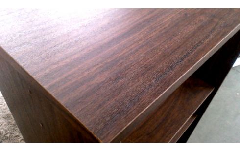 BÜCHERREGAL NIEDRIG SCHWARZ METALL, , HOLZ LOOK BRAUN