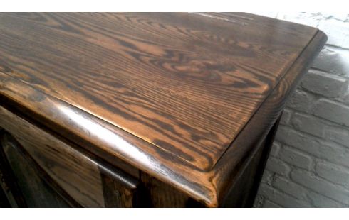 DRESSOIR MASSIEF EIK 3 DEUREN