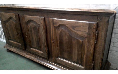 DRESSOIR MASSIEF EIK 3 DEUREN