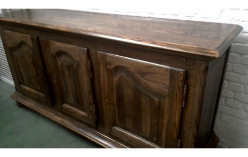 DRESSOIR MASSIEF EIK 3 DEUREN