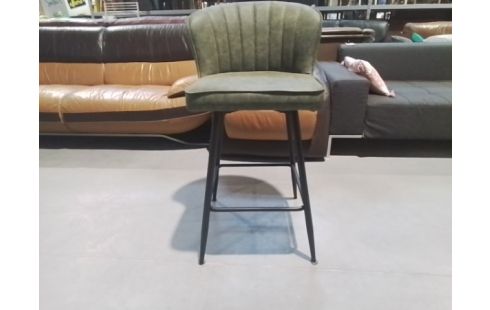 CHAISE HAUTE TISSUS VERT