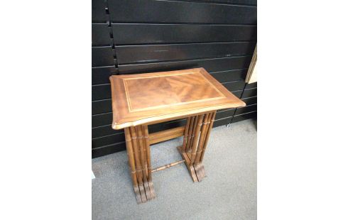 TABLES GIGOGNES ACAJOU